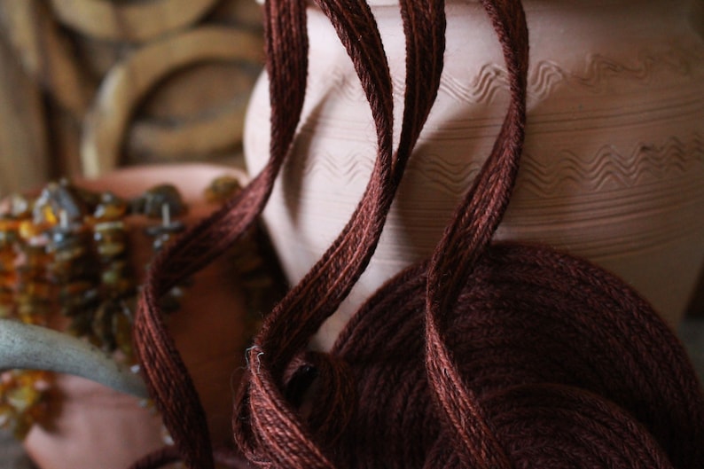 Oseberg Tablet Woven belt 100% Wool Historical Viking Age Band image 4