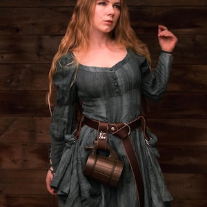 Brown Leather Tankard Strap