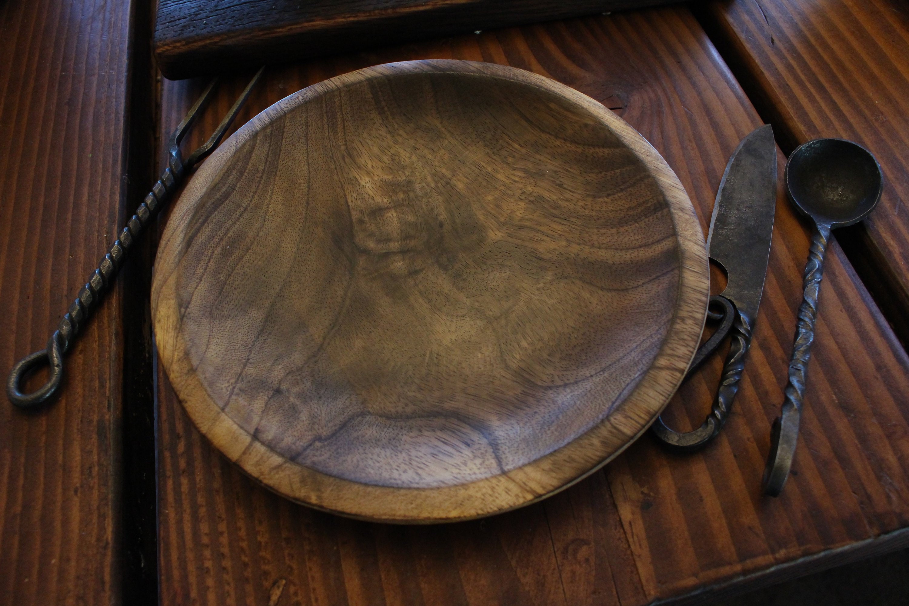  Viking  Wooden Plate 