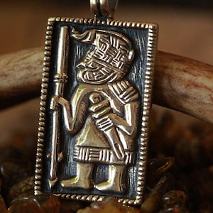 Vendel Helmet Plate Pendant