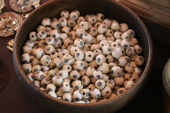 Circle Dot Bone Replica Bead From the Viking Age UK