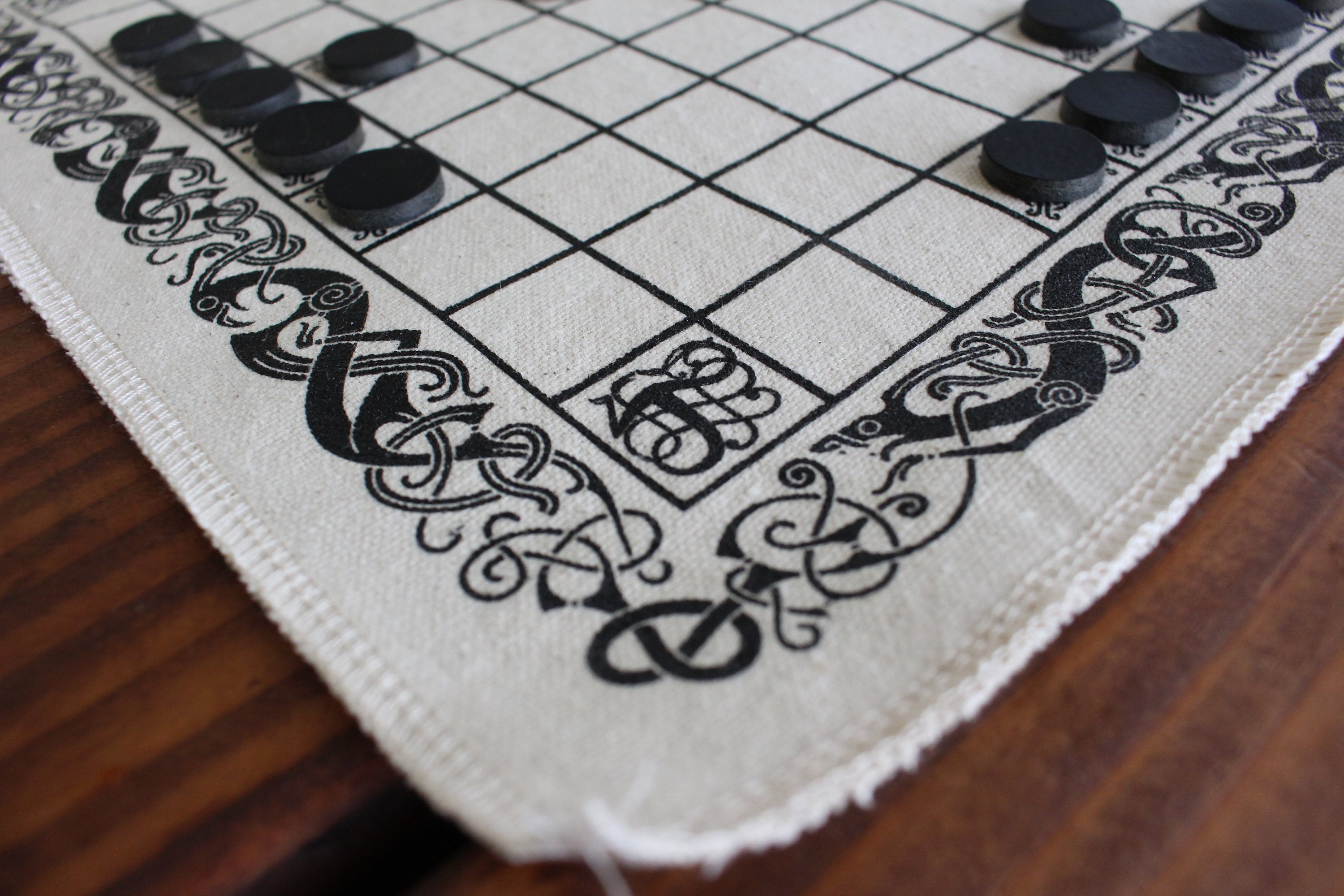 Hnefatafl Viking Chess Game Board