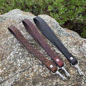 Urnes Dragon Leather Norse Lanyard