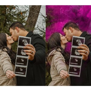 Smoke Bomb Overlays, Photoshop Overlays, Photo Overlays, JPEG, PNG, Clip-Art, Transparent, Smoke Overlays, Gender Reveal Overlays image 3