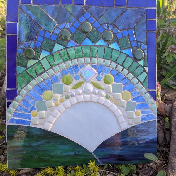 Mosaic Garden Art Etsy