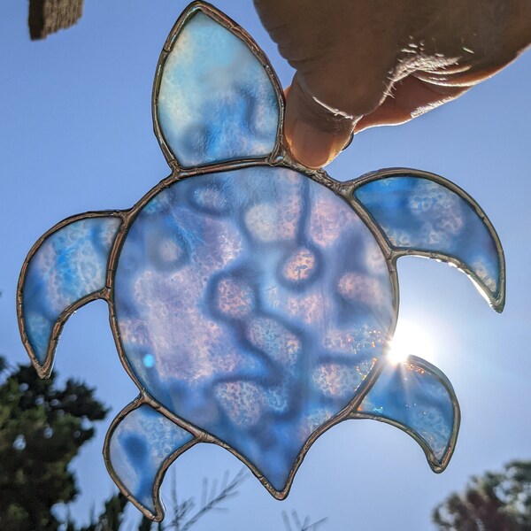 Turtle Suncatcher - Etsy