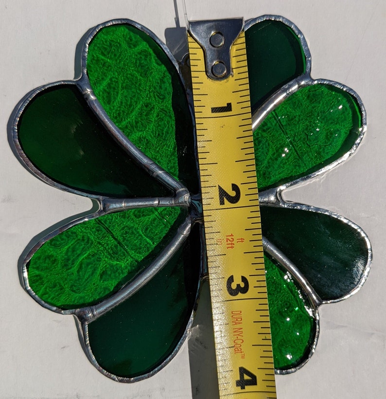 Fourleaf Clover Stained Glass Suncatcher Etsy