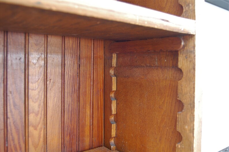 FREE SHIP Beadboard Oak Shelf Rustic Primitive Farm Farmhouse Etsy