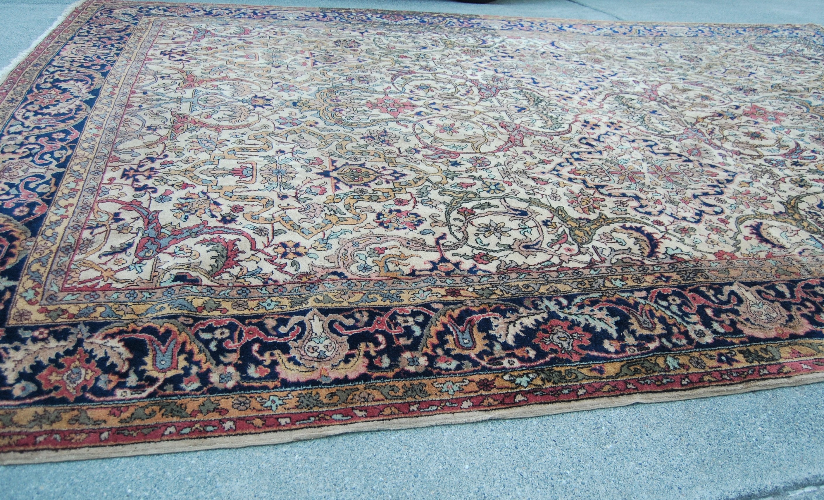 14x10 Persian Wool Rug XL Extra Large Long Rectangular Floor Mat Size