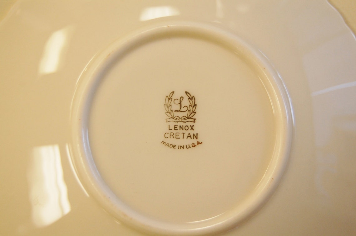 FREE SHIP Lenox 49 Piece Set Cretan Fine Bone China Dining Etsy