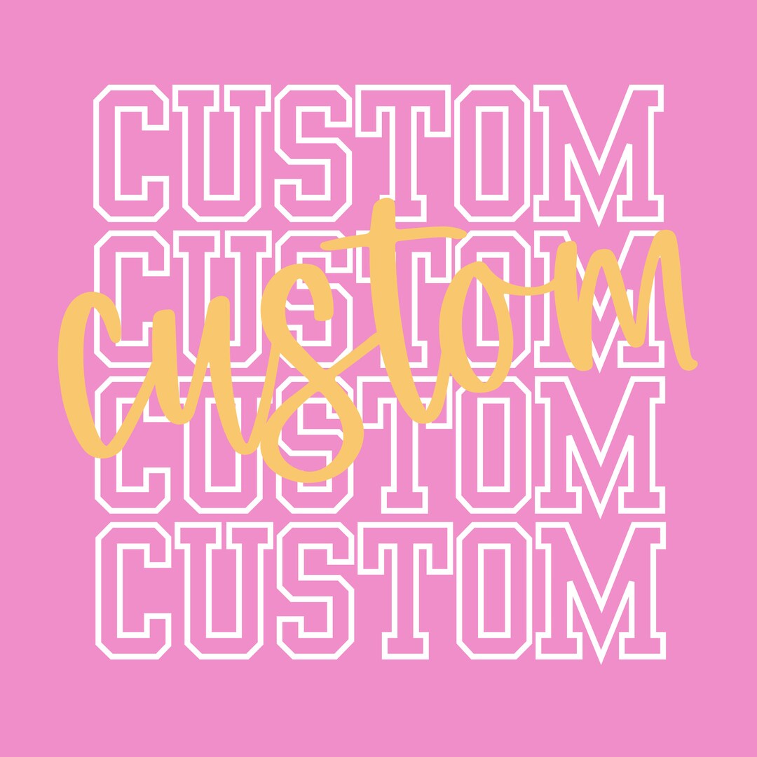 CUSTOM TEAM DESIGN Digital File Only - Etsy