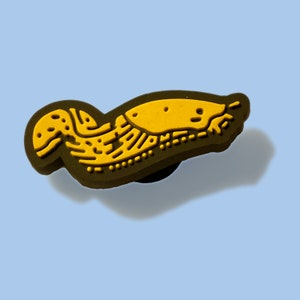 Banana Slug Croc Charm