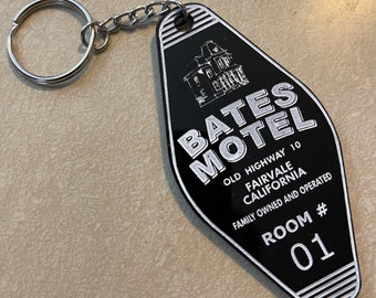 The Bates Motel Room Keychain