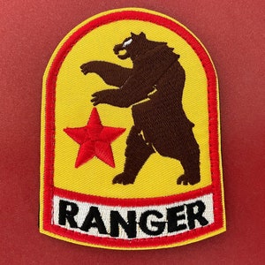 NCR Ranger: Berenpatch met klittenband aan de achterkant