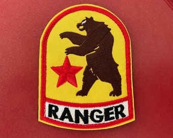 NCR Ranger: Bear Patch with Hook and Loop backing