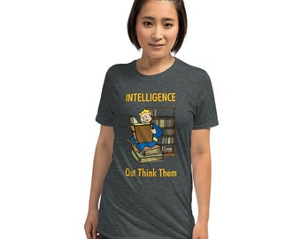 Vault Boy - Intelligence Stat T-Shirt