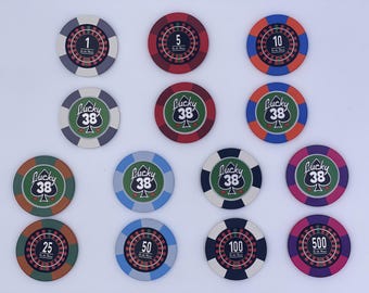 フォールアウト プラチナ ポーカーチップ - ラッキー38 - Etsy 日本