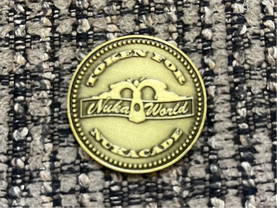 Nukacade Token Set of 4: Fallout Nuka World - Etsy