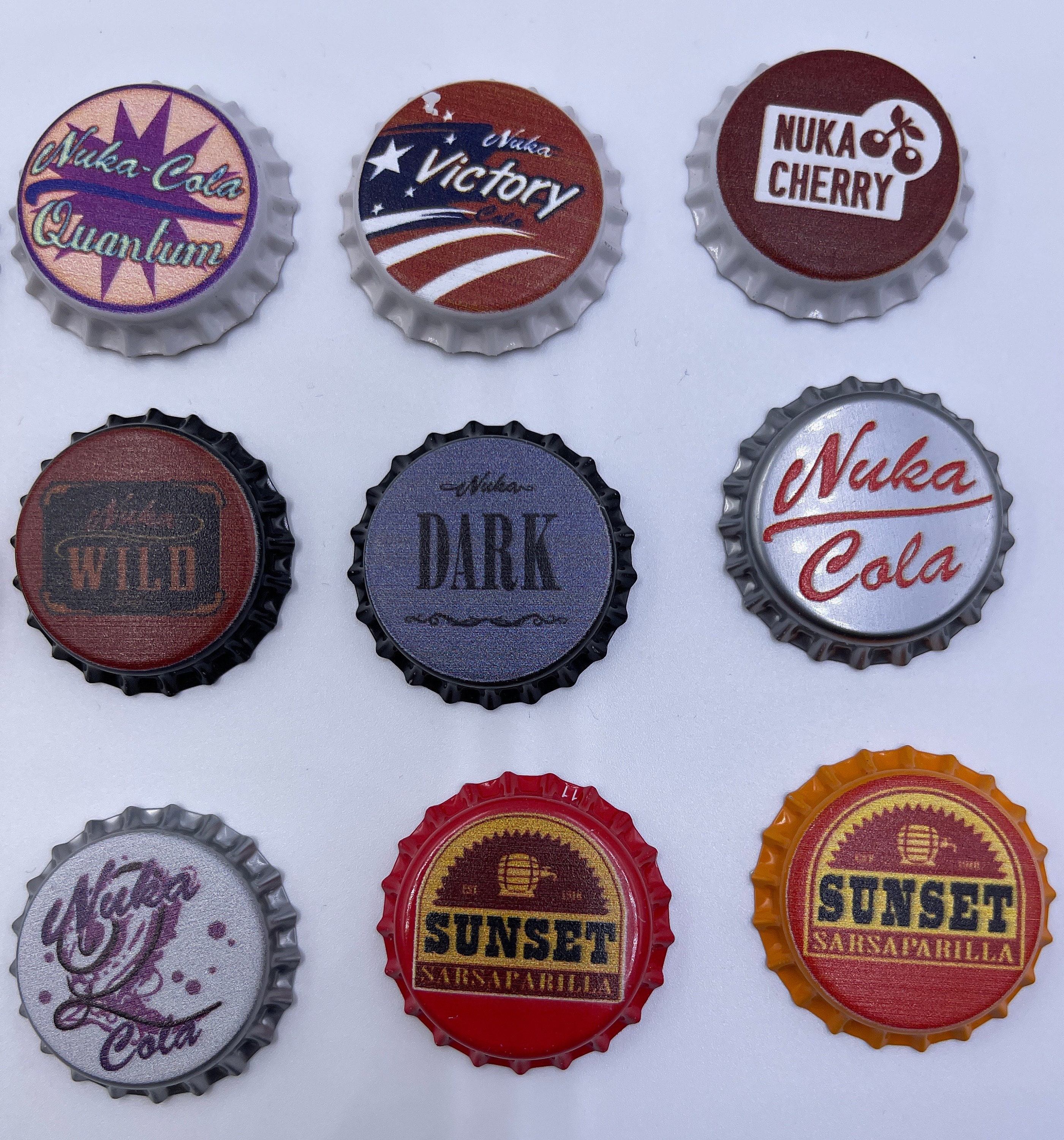 ヌカコーラのボトルキャップ各種 - Fallout - Etsy 日本
