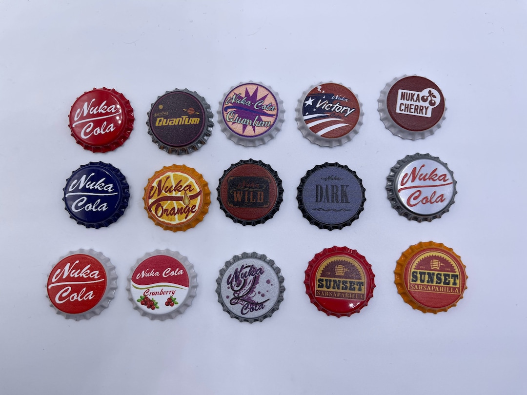 Cosplay Nuka Cola Cap Template