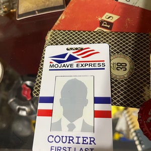 Mojave Express Courier ID Badge Cosplay Prop