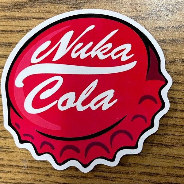 Nuka Cola Cap Sticker - Fallout