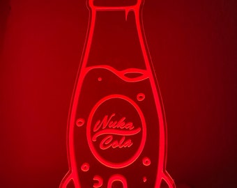 Nuka Cola Bottle Light Up Acrylic Sign