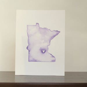 Minneapolis, Minnesota Original Watercolor Painting
