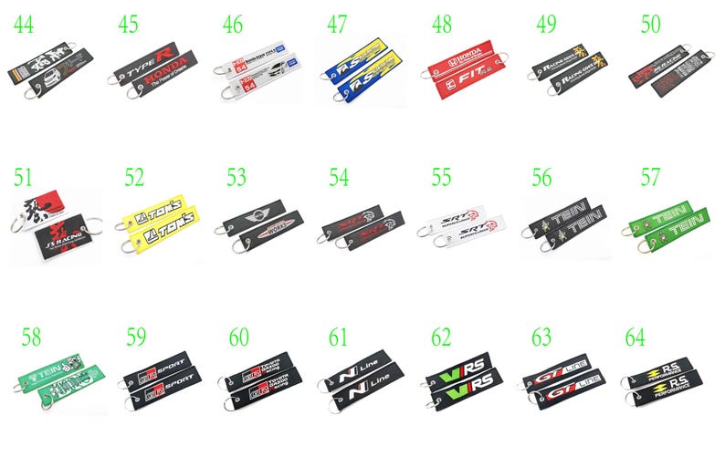 Racing Car Keyring, Key Tag for Car, Keychain for Super Car, Type R Key ...