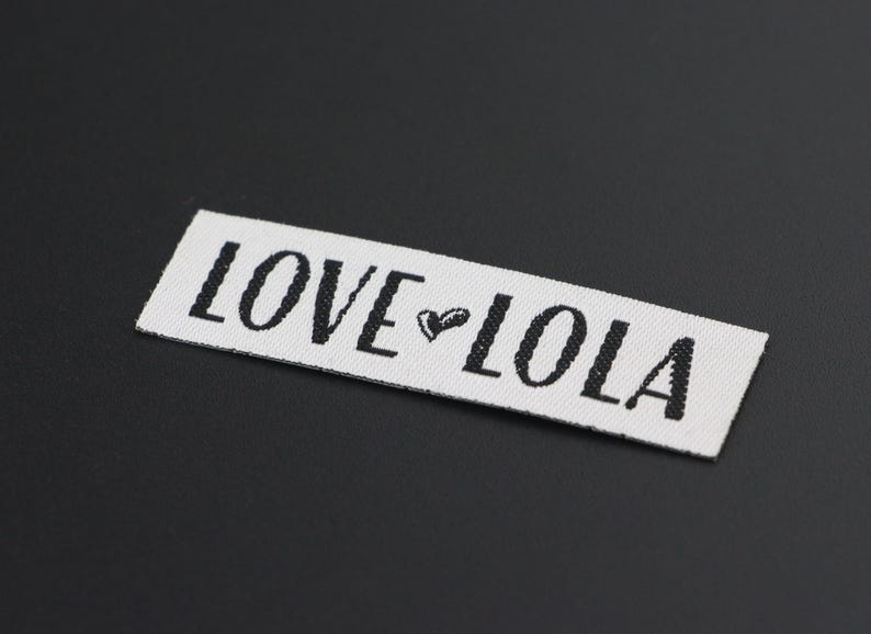 Personalized Iron, Custom Iron on Tag, Iron on Fabric Label, Iron on Name Labels, Adhesive Custom Tag, Sticky Woven Labels, Free Post Ship. image 5