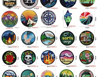 Voorraadmodepatch, borduurpatch, opstrijkpatch, patch voor tas, borduurpatch hoed, gratis verzending.