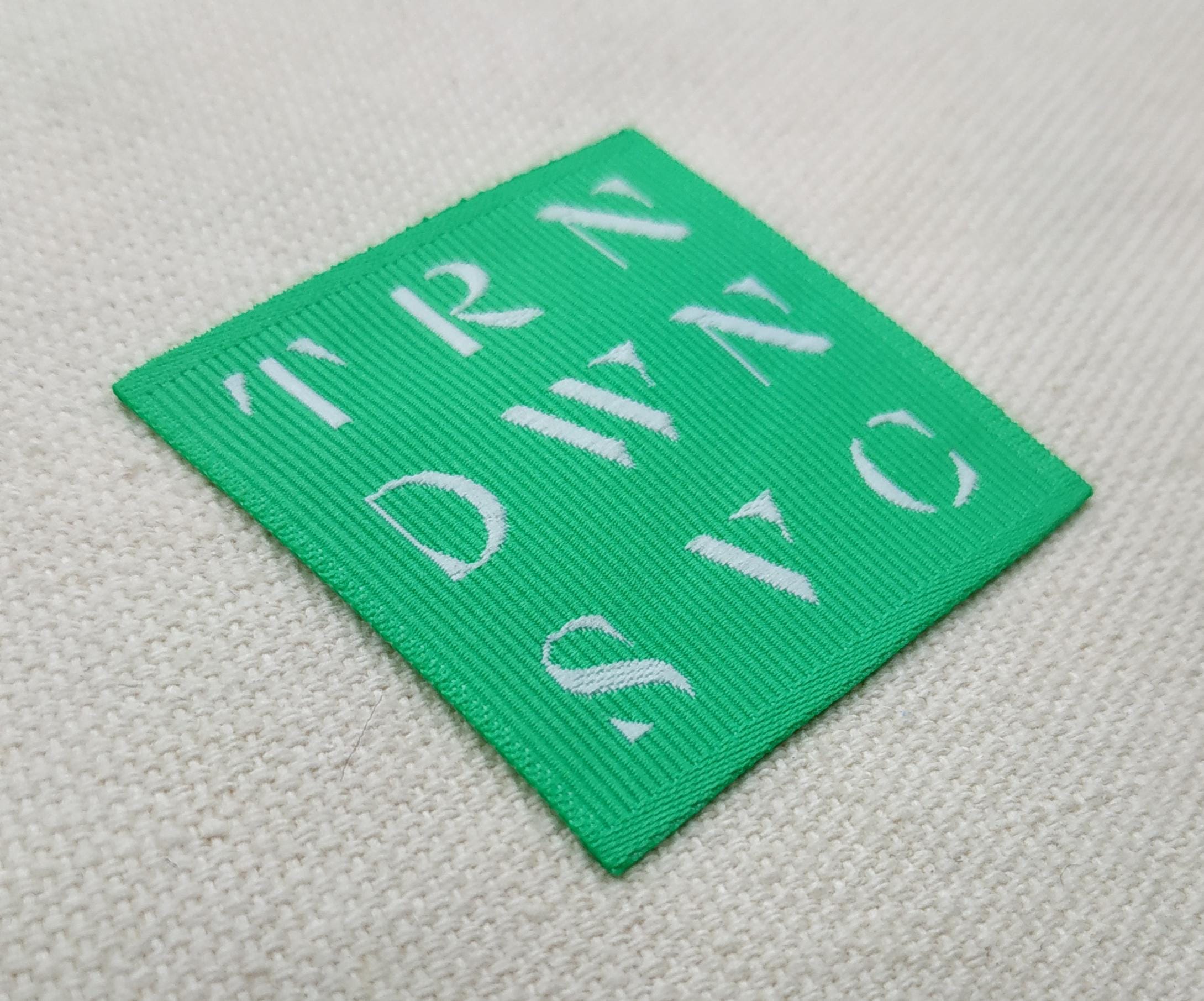 Custom Made Woven Clothing Label Woven Textured Tag Textured Fabric ...
