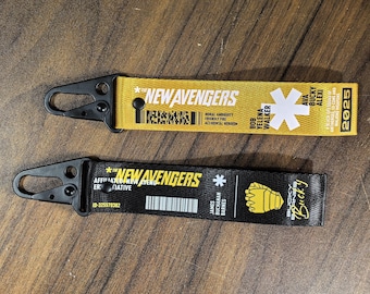 Custom Eagle beak buckle Key Tag, Keys HolderRing Keyring, Keyring for Motor Bike, Wrist Strap Key Holder, Wristlet Keyring.