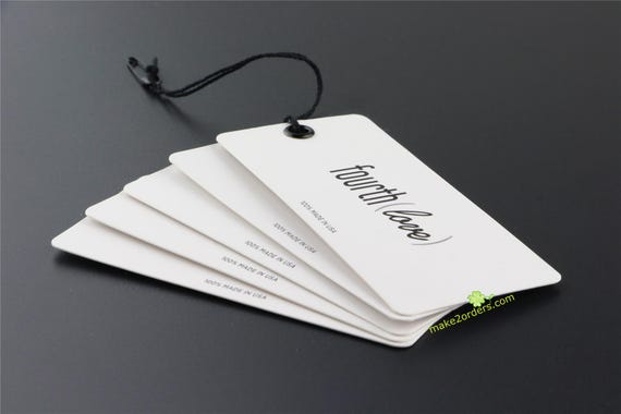 Custom Hang Tags, Clothing Swing Tags, Hanging Tag, Cardstock Tags, Clothing Tags, Swing Ticket, Swing Tag with Eyelet, Print on both side