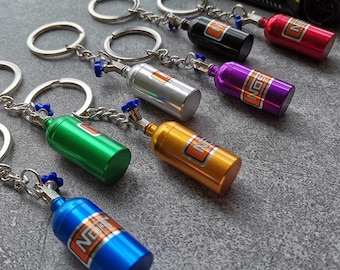 Aluminum Nos Model, Nos Key Tag, Nos Keyring, Colorful Nos Key Ring, Nos Keychain, Post Shipping.