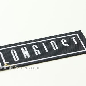 Personalized Iron, Custom Iron on Tag, Iron on Fabric Label, Iron on Name Labels, Adhesive Custom Tag, Sticky Woven Labels, Free Post Ship. image 9