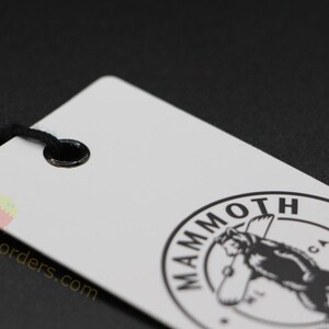 Custom Hang Tags, Clothing Swing Tags, Hanging Tag, Cardstock Tags, Clothing Tags, Swing Ticket, Swing Tag with Eyelet, Print on both side image 9