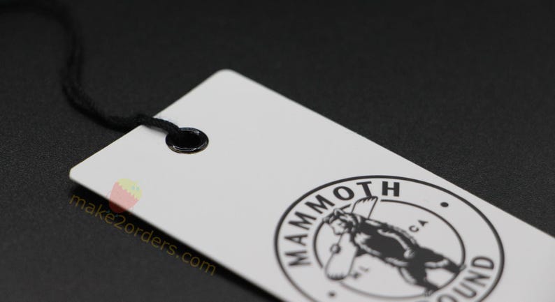 Custom Hang Tags, Clothing Swing Tags, Hanging Tag, Cardstock Tags, Clothing Tags, Swing Ticket, Swing Tag with Eyelet, Print on both side image 9