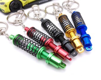 Porte-clés d'amortisseur, Porte-clés en aluminium, Amortisseur en métal, Modèle d'amortisseur, Porte-clés d'amortisseur de voiture, Modèle d'amortisseur, Post Ship
