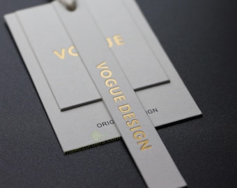 Hoogwaardige foliehanglabels, matgouden hanglabels, roségouden hanglabels, zilverfolie-hanglabels, glanzende papieren labels, schommelkaartje van hoge kwaliteit.