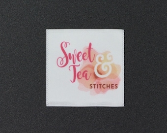 Digital Print Satin Tag, Satin Care Label, Custom Satin Tag, Clothing Silk Tag, Satin Fabric Label, Satin Washing Labels,Printed Satin Label