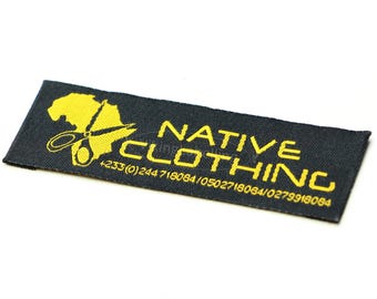 Woven Fabric Labels, Custom Fabric Tags, Custom Kids Labels, Custom Sew in Label, Clothing Label, Label for Clothing, Sewing Tag, Free Ship.