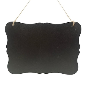 Blackboard for Party, Mini Chalkboard, Chalkboard for Kid, Chalkboard for Food, Double Side Charlkboard, Hanging Blackboard, Message Board