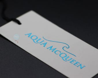 Recycled Hang Tag Hot Foil Swing Tag Foil Swing Ticket Custom Clothing Tag Custom Jewelry Tag Swing Tag Printing Swing Tag for Cloth