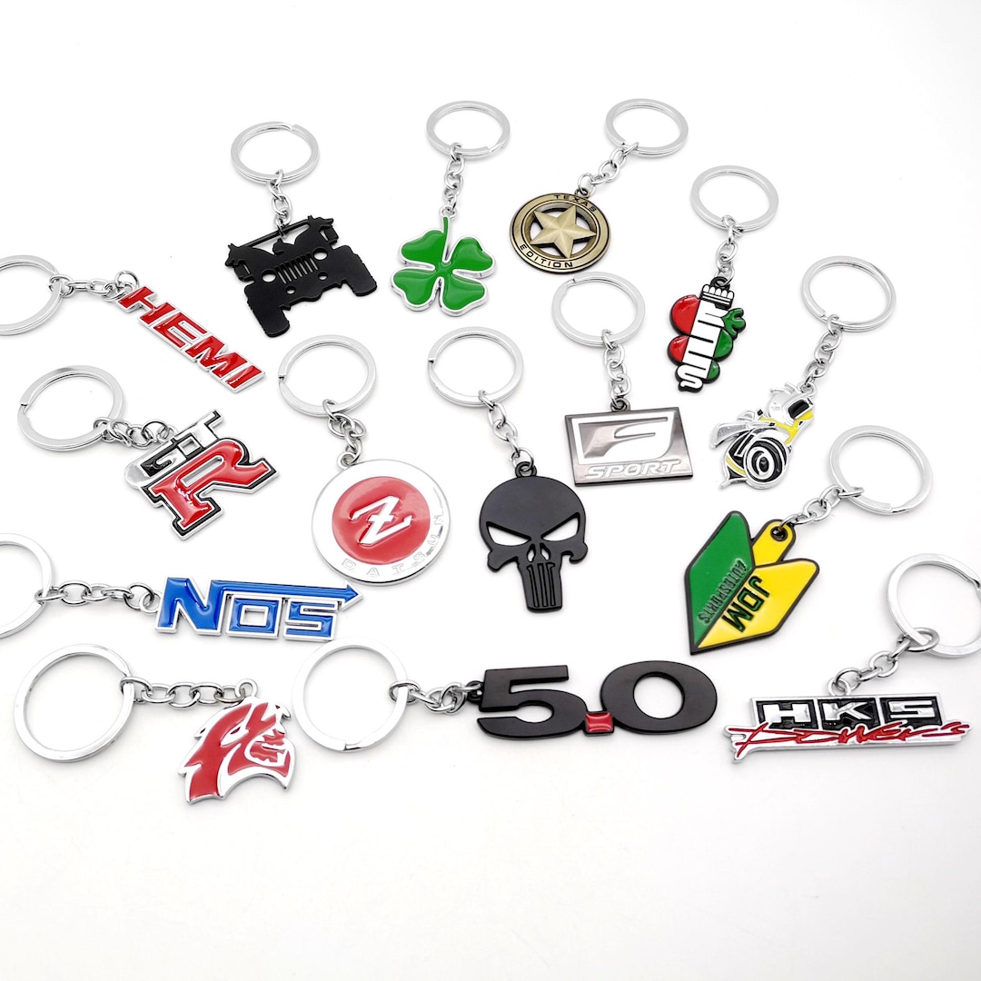 Car Key Tags, Car Brand Keychain, Car Brand Keyring, Hot Rod Car Key ...