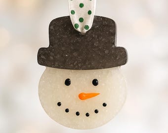 Snowman Car Freshie – Strong Scented Aroma Bead Air Freshener