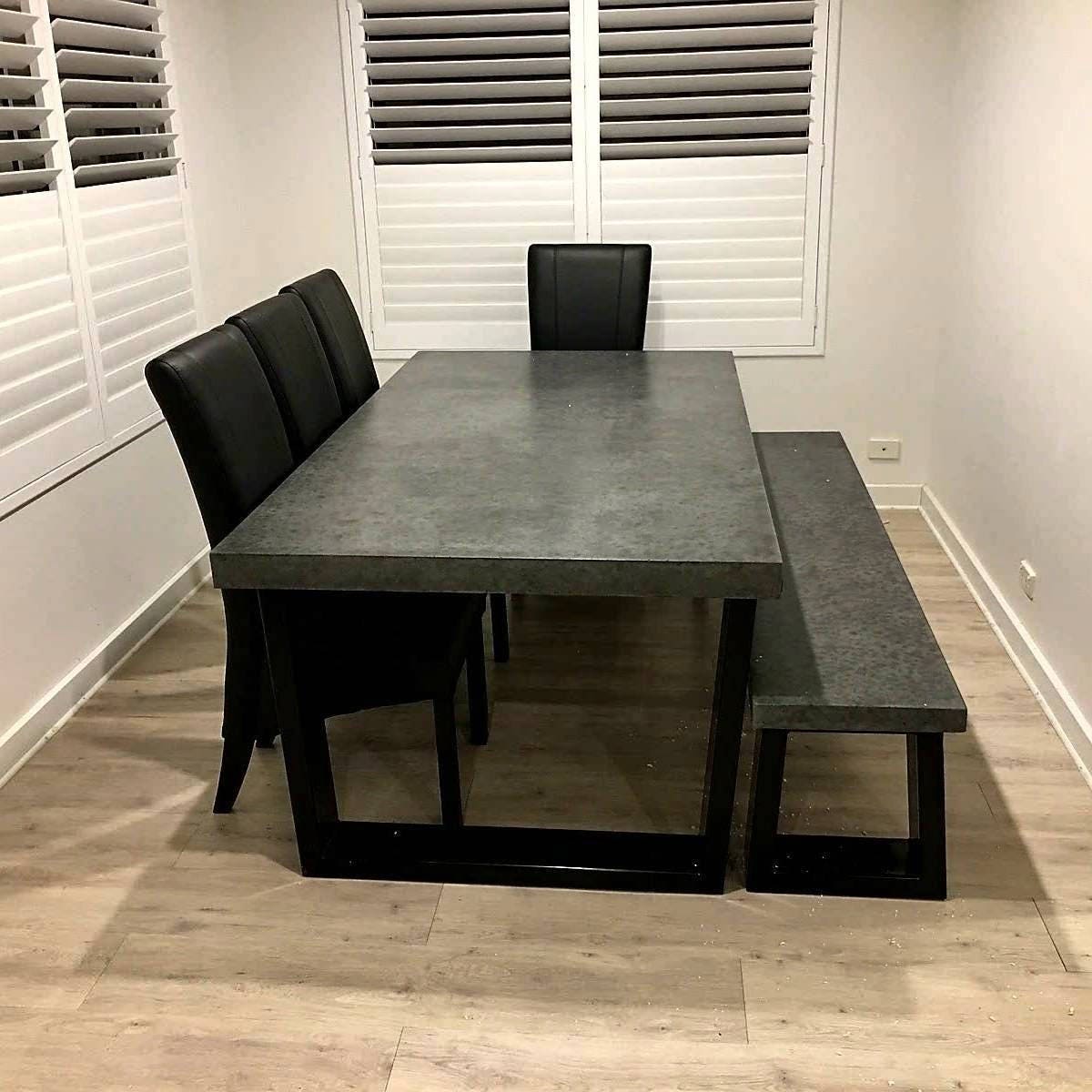 10 seater 2024 concrete dining table