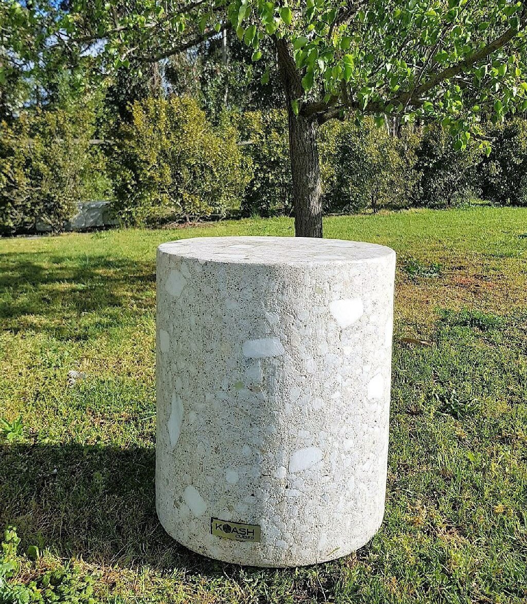 Umbrella Stand Balcony Pool or Side/end Accent Table Concrete Etsy