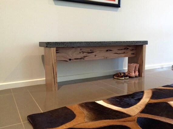 Concrete Bench Seat 1 2m Polished Concrete Entryway Etsy