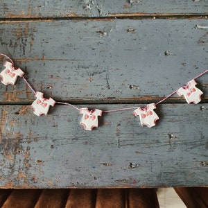 Pink Baby Girl Bunting, Girl Nursery Decor, Pink Nursery, Pink Baby Shower, Pink Baby Decor, Pink Garland, JustBorn Garland, Baby Bunting